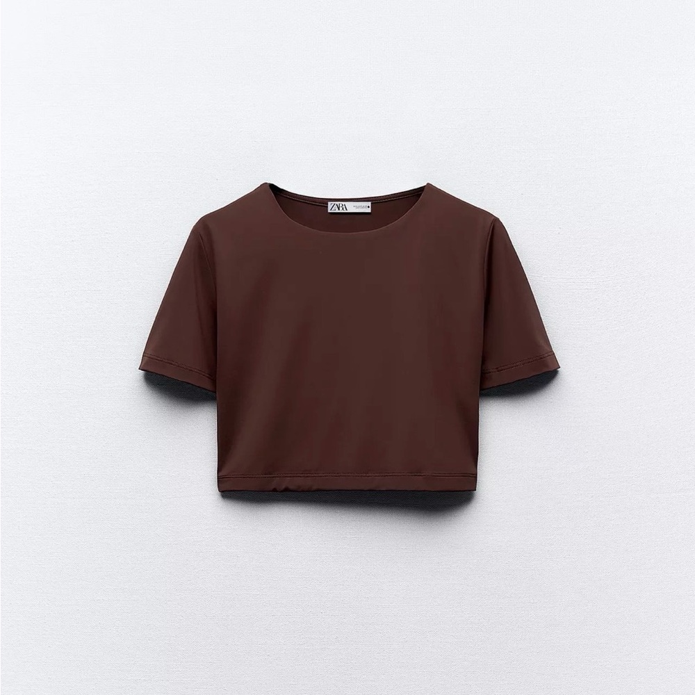 Zara Chocolate Brown Tee